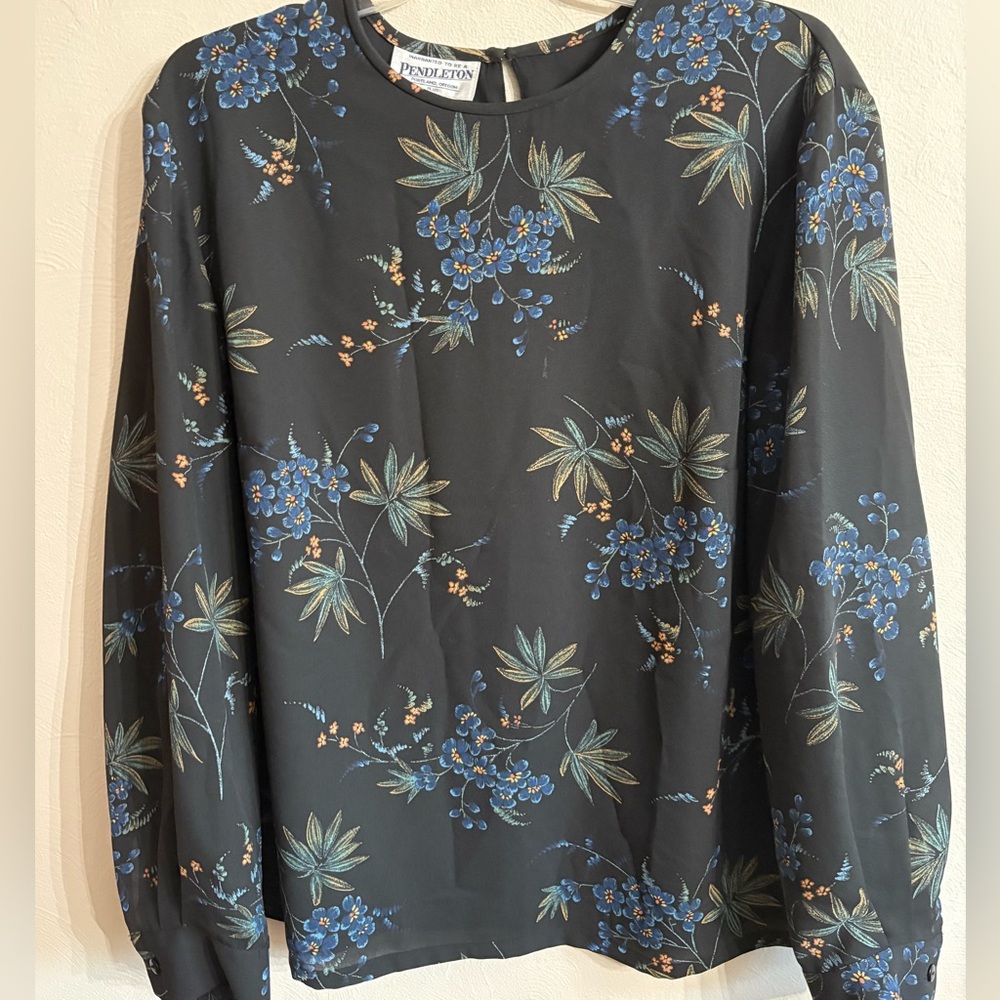 Pendleton Black with Multicolor Accents Top